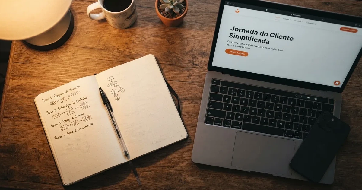Caderno com um esboço passo a passo ao lado de um teclado — casino com dinheiro em portugal